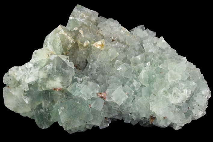 Blue-Green, Cubic Fluorite Crystal Cluster - Morocco #99006